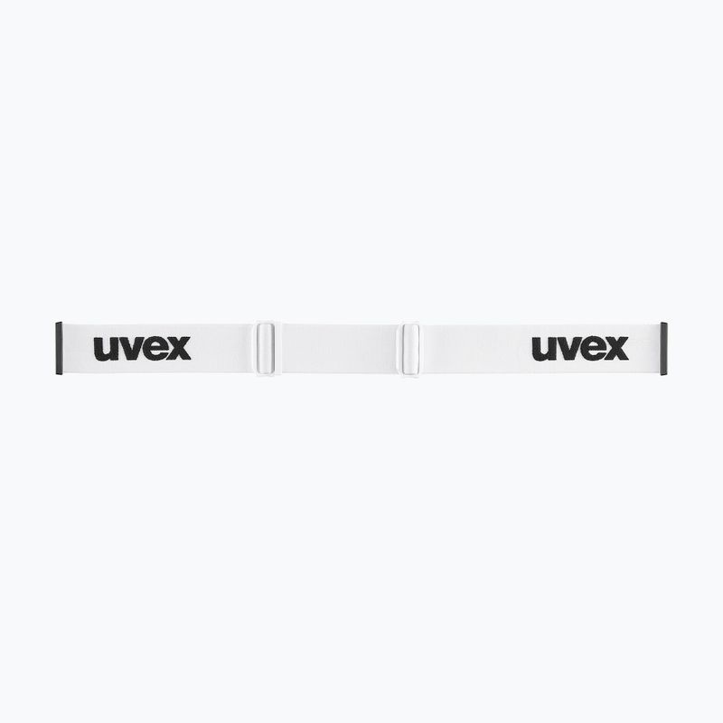 Лижні окуляри UVEX Gravity FM white matt/mirror silver/green/clear 4