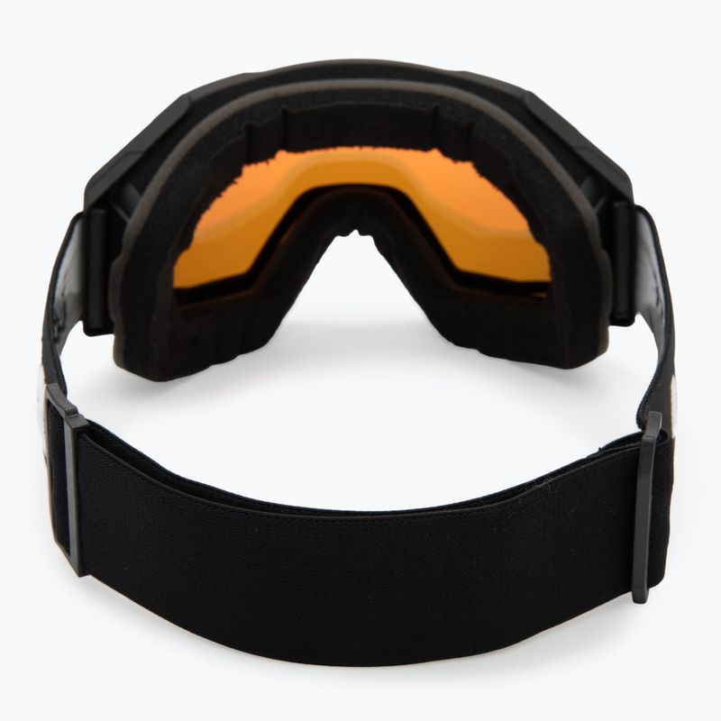 Окуляри гірськолижні UVEX Gravity FM black matt/mirror red/orange/clear 3