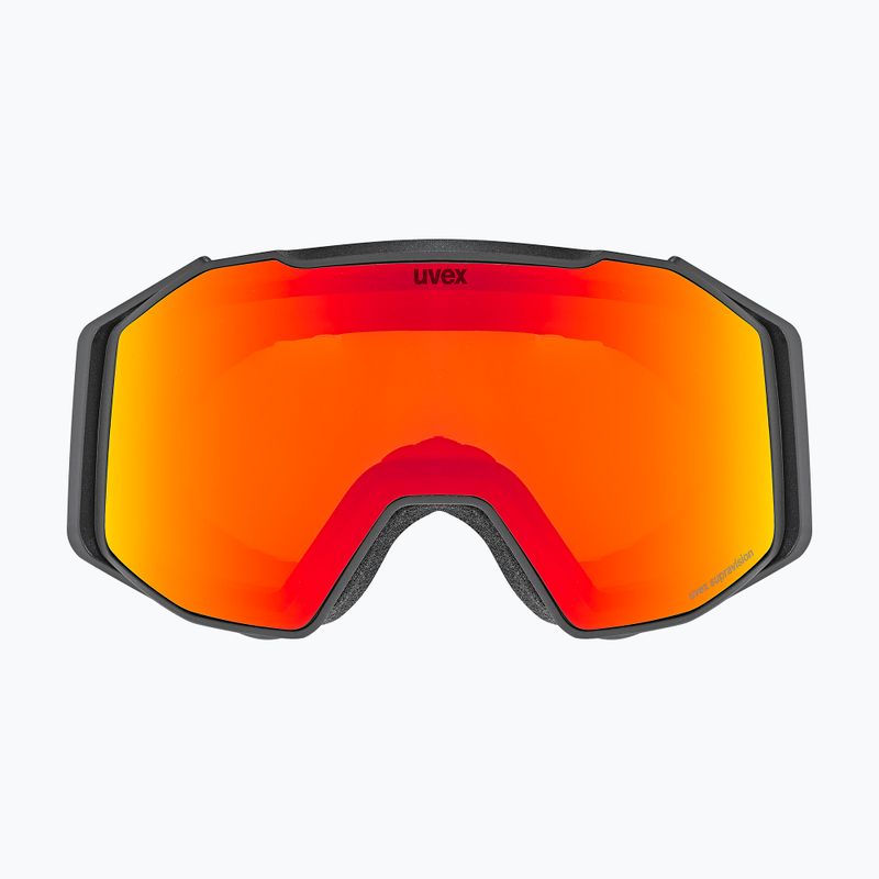 Гірськолижні окуляри UVEX Gravity FM black matt/mirror red/orange/clear 2