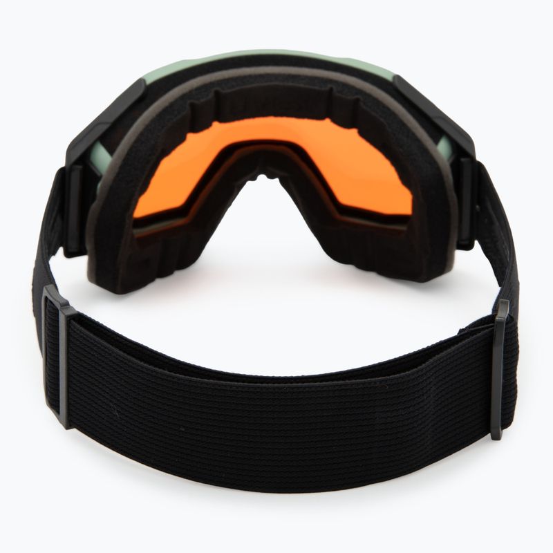 Окуляри гірськолижні UVEX Gravity FM oxid matt green/mirror opal/orange/clear 3