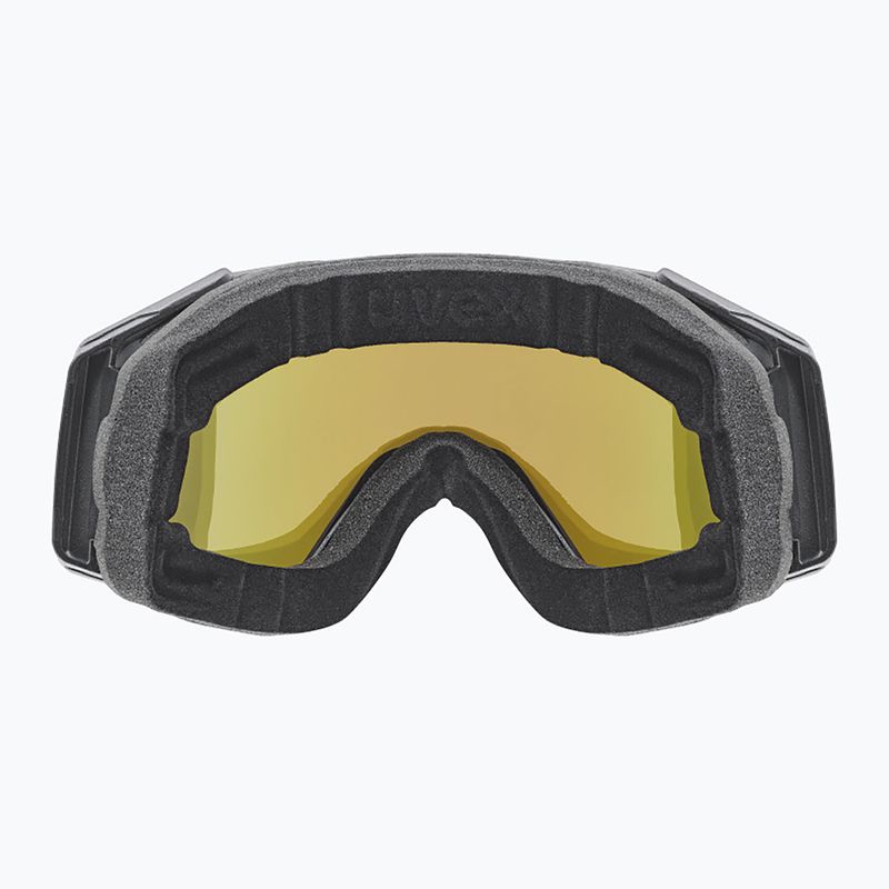 Окуляри лижні UVEX Gravity FM S2 black matt/mirror blue 3