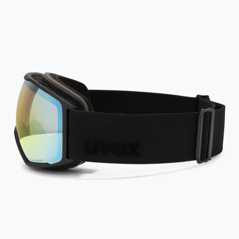 Окуляри гірськолижні UVEX Victorious V black matt/vario rainbow mirror 4