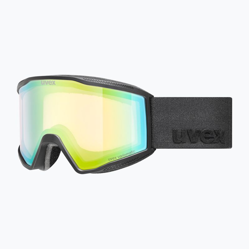 Окуляри гірськолижні Uvex Blast V black matt/vario green mirror 5