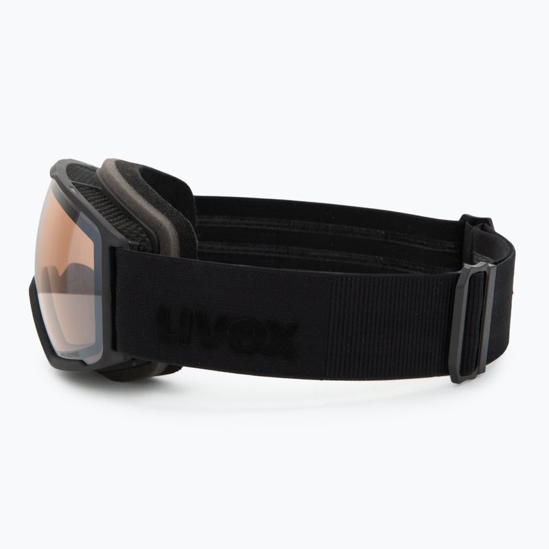 Окуляри гірськолижні UVEX Victorious S V black matt/vario silver mirror 4