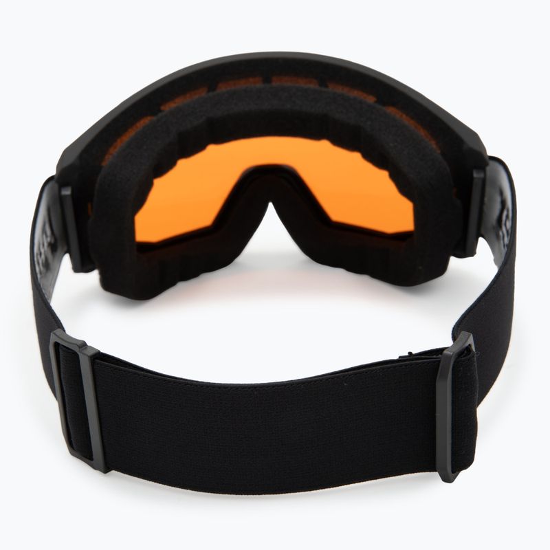 Окуляри гірськолижні UVEX Athletic LGL black matt/orange/clear 3