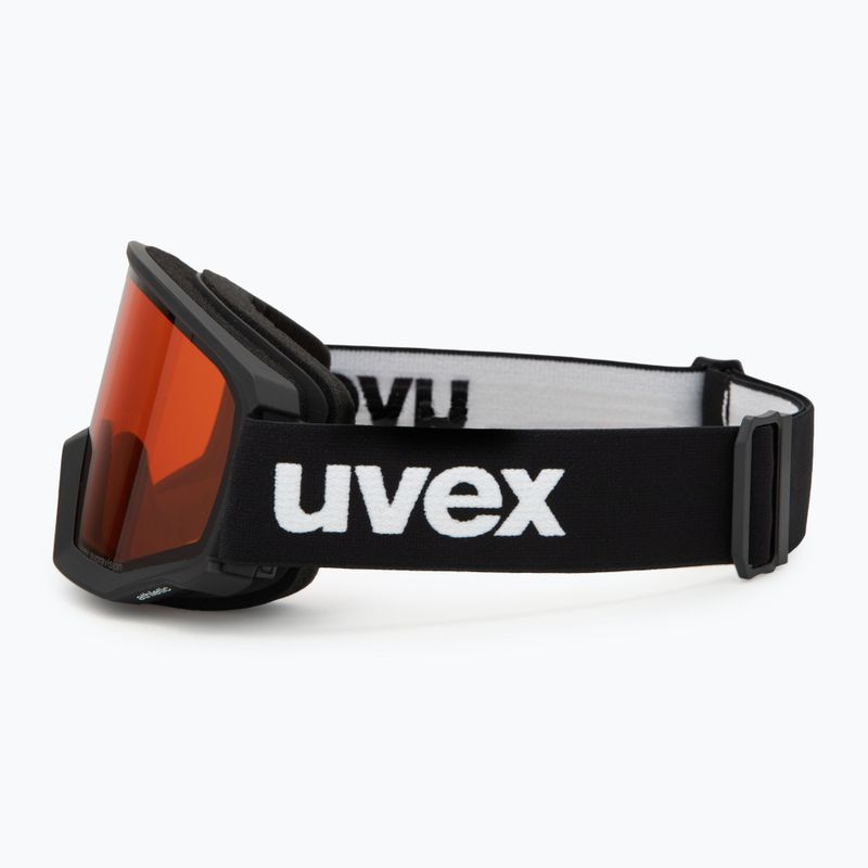 Окуляри гірськолижні UVEX Athletic LGL black matt/orange/clear 4