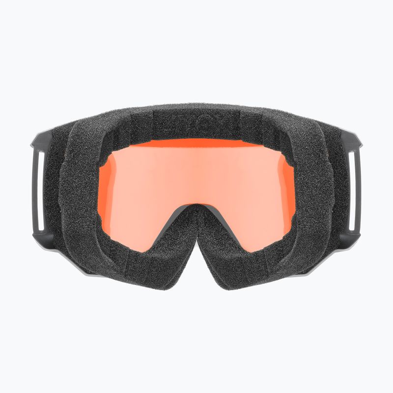 Окуляри гірськолижні UVEX Athletic LGL black matt/orange/clear 7