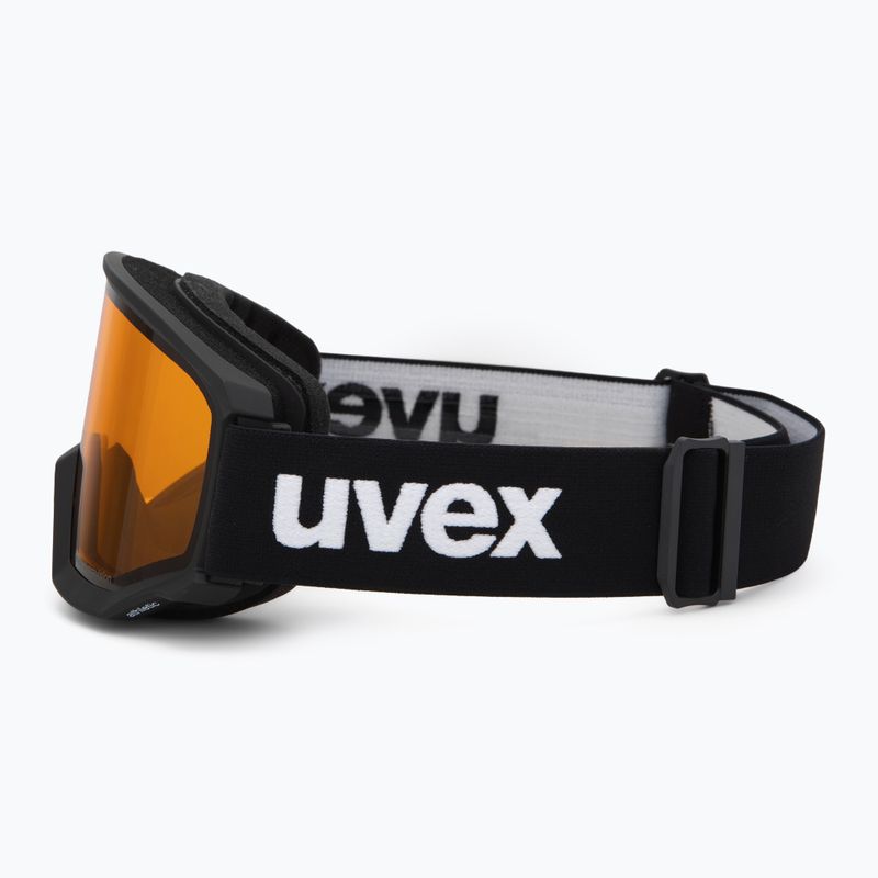 Окуляри гірськолижні UVEX Athletic LGL black matt/yellow/clear 4
