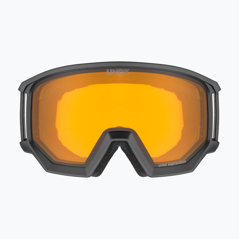 Гірськолижні окуляри UVEX Athletic LGL black matt/yellow/clear 2