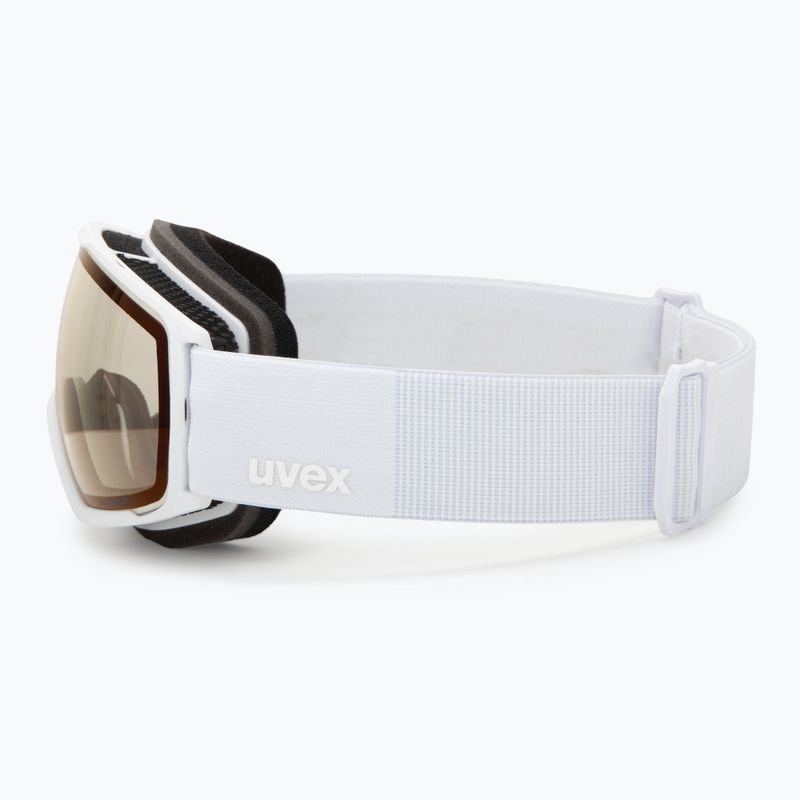 Окуляри гірськолижні UVEX Victorious S Pro V white matt/vario red mirror 4