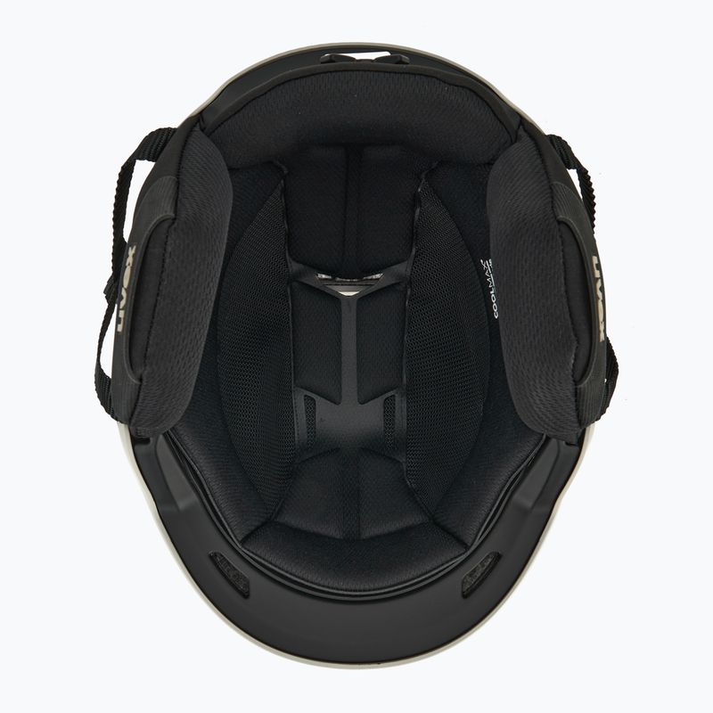 Шолом гірськолижний UVEX Resolution warm grey/black matt 5