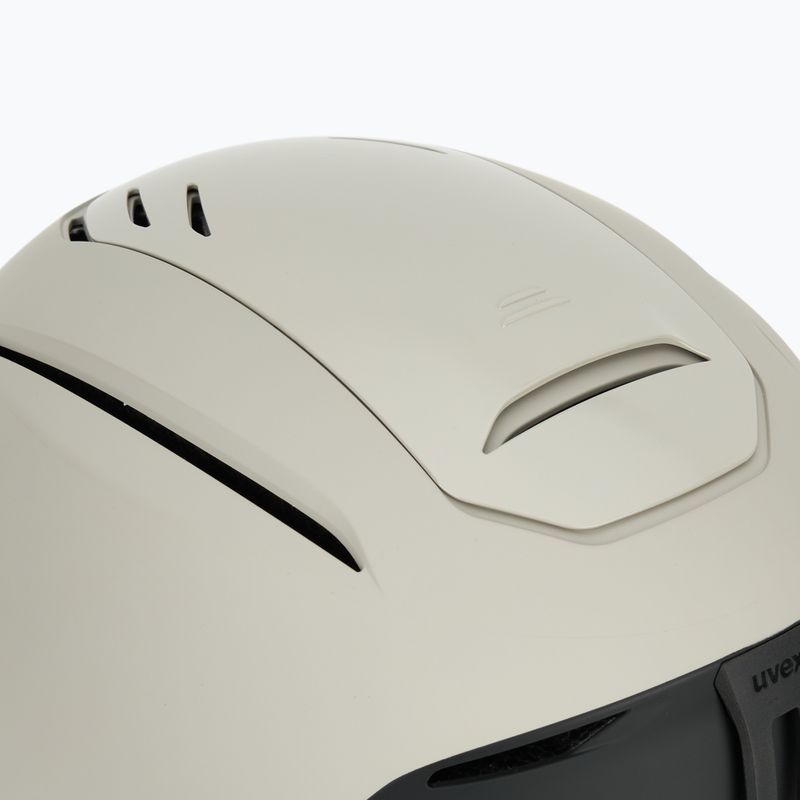 Шолом гірськолижний UVEX Resolution warm grey/black matt 9