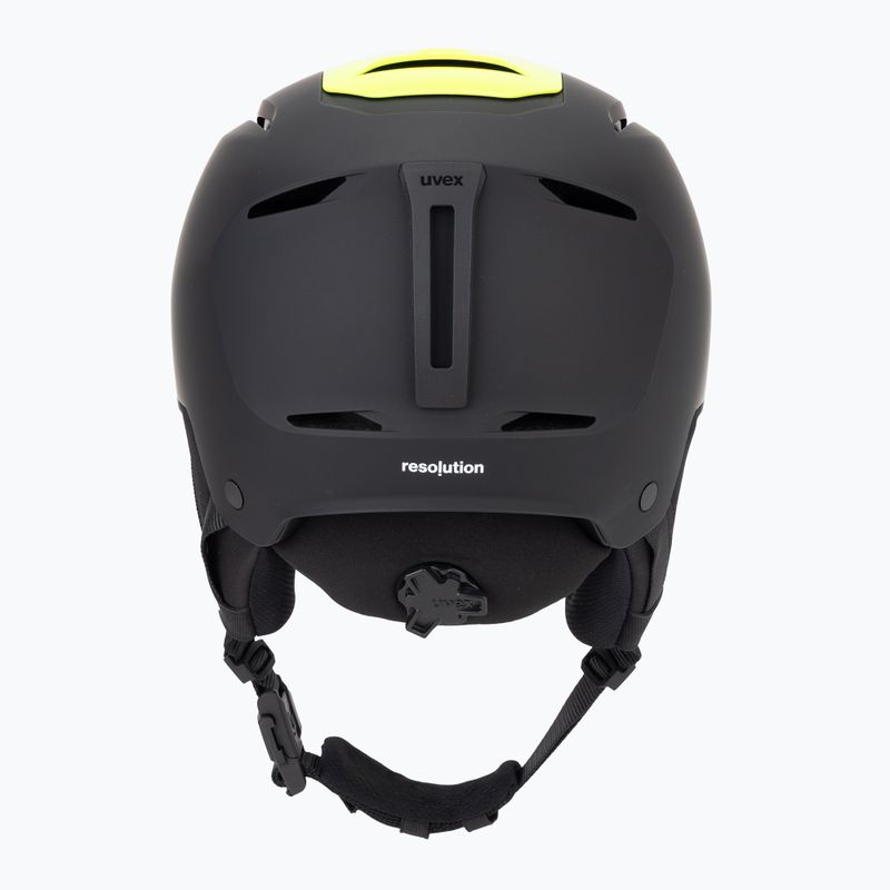Шолом гірськолижний UVEX Resolution black/electrum grad matt 4