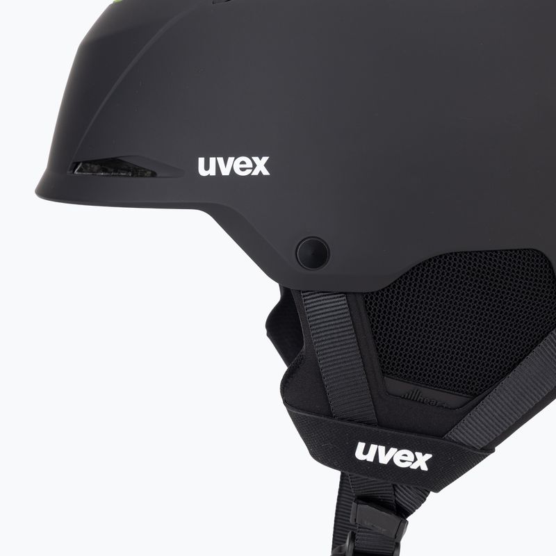 Шолом гірськолижний UVEX Resolution black/electrum grad matt 7
