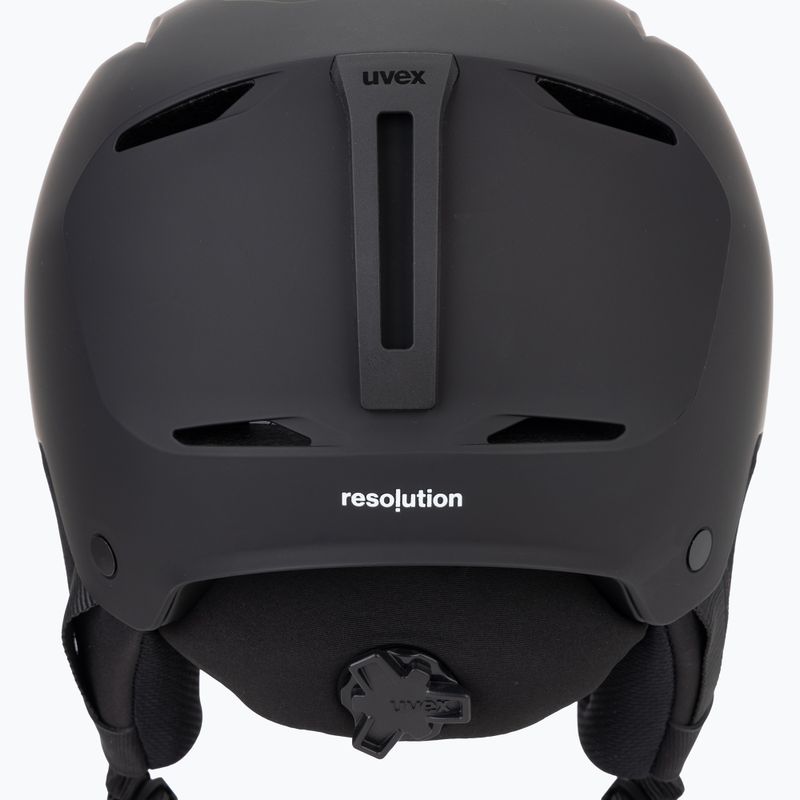 Шолом гірськолижний UVEX Resolution black/electrum grad matt 8