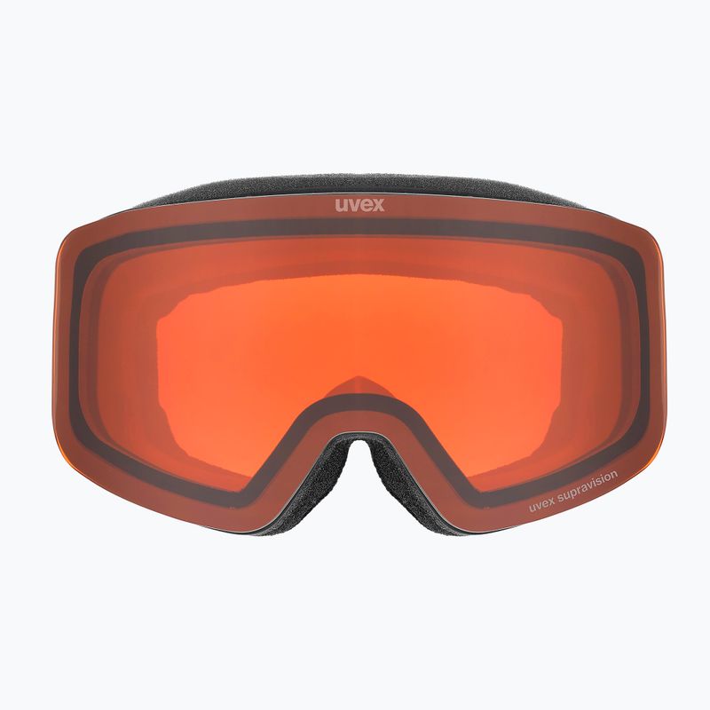 Окуляри гірськолижні дитячі UVEX Pwdr LG Jr black matt/orange/clear 2