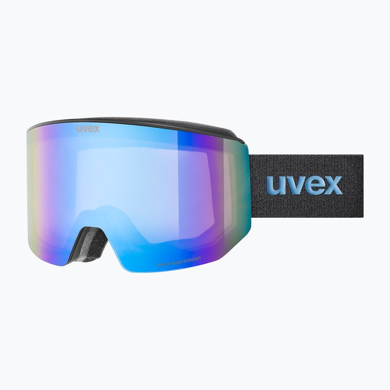 Окуляри гірськолижні Uvex Lace Attract FM black matt/mirror blue 6