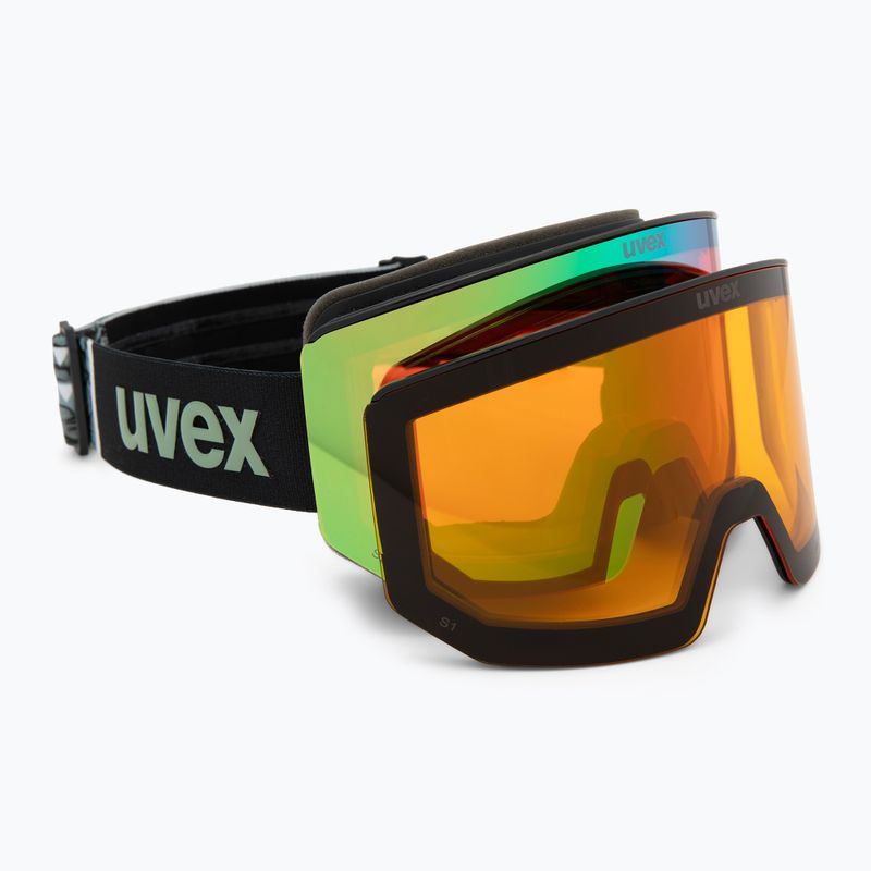 Окуляри гірськолижні Uvex Lace Attract FM black matt/mirror opal