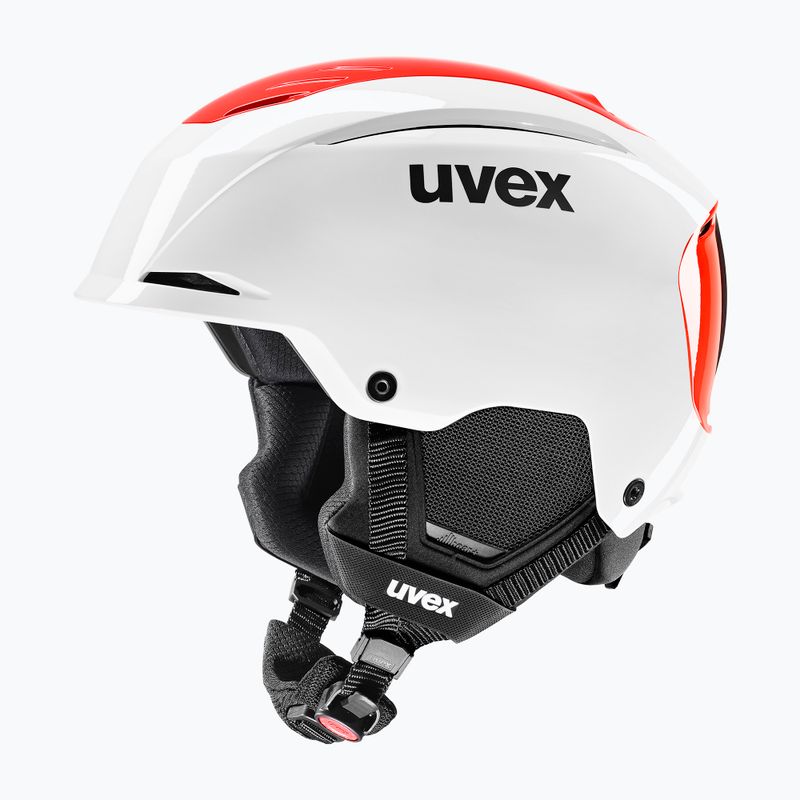 Лижний шолом UVEX Resolution SL white/electric red