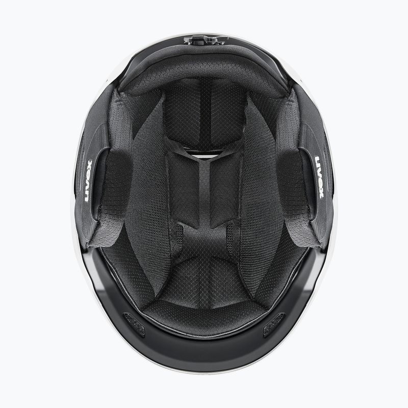 Лижний шолом UVEX Resolution SL white/electric red 5