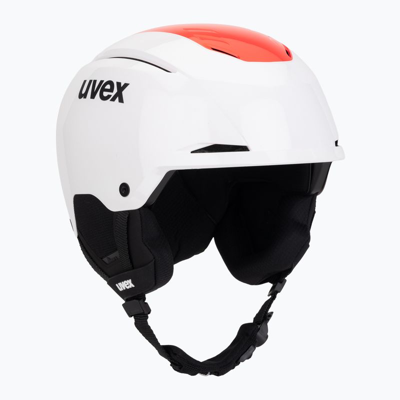 Шолом гірськолижний UVEX Resolution SL white/electric red