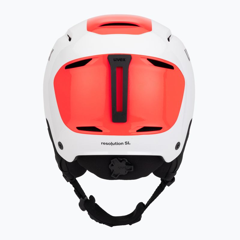 Шолом гірськолижний UVEX Resolution SL white/electric red 4