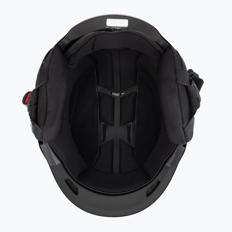 Лижний шолом UVEX Resolution SL white/electric red 5