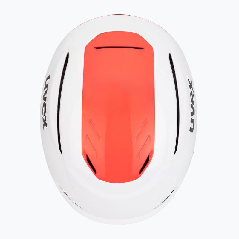 Шолом гірськолижний UVEX Resolution SL white/electric red 6
