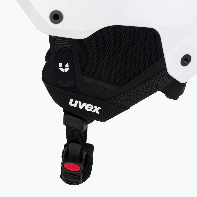 Лижний шолом UVEX Resolution SL white/electric red 8