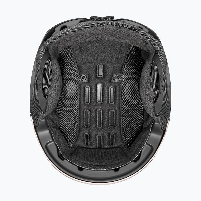 Лижний шолом UVEX Stance warm grey/black matt 5
