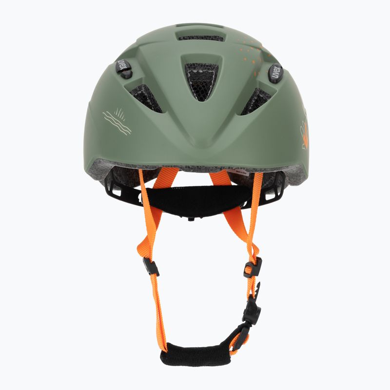 Шолом велосипедний дитячий UVEX Kid 2 CC sage green dino matt 2