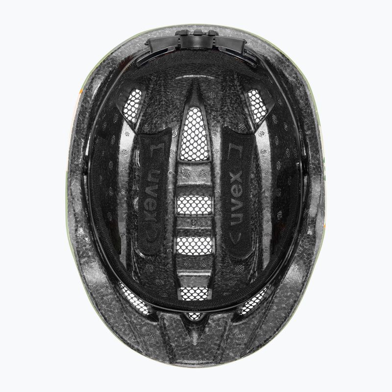 Шолом велосипедний дитячий UVEX Kid 2 CC sage green dino matt 5