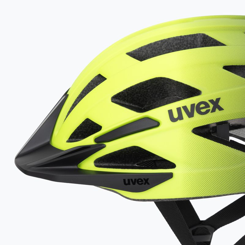 Шолом велосипедний UVEX I-vo 2 neon yellow/black matt 7