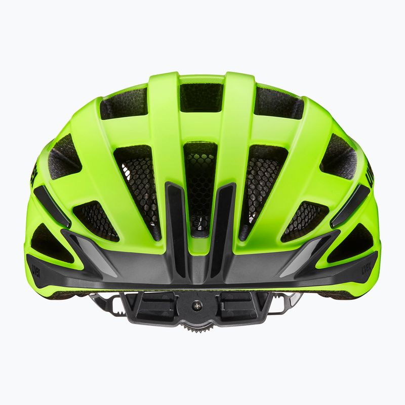 Шолом велосипедний UVEX I-vo 2 neon yellow/black matt 2