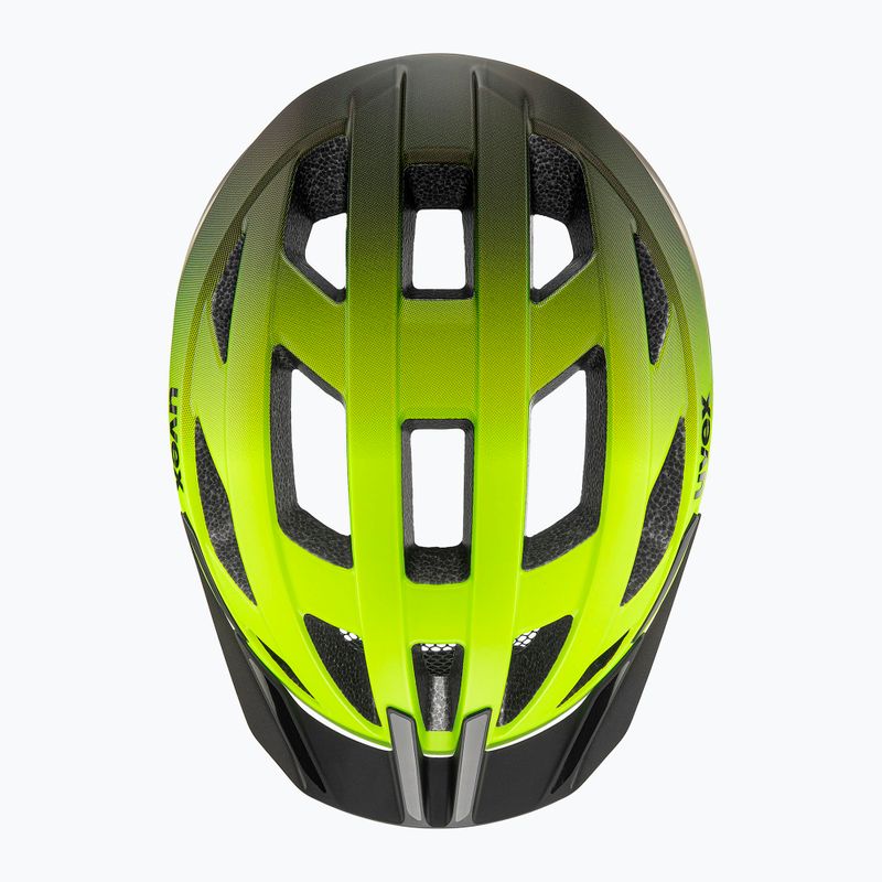 Шолом велосипедний UVEX I-vo 2 neon yellow/black matt 4