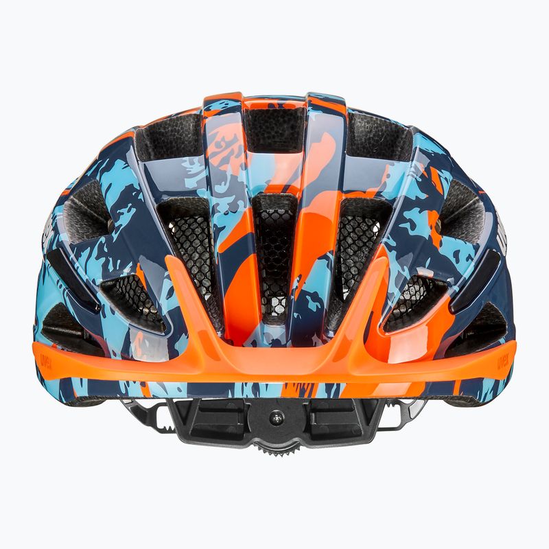 Шолом велосипедний дитячий UVEX Air Wing 2 papaya/bubble blue 2