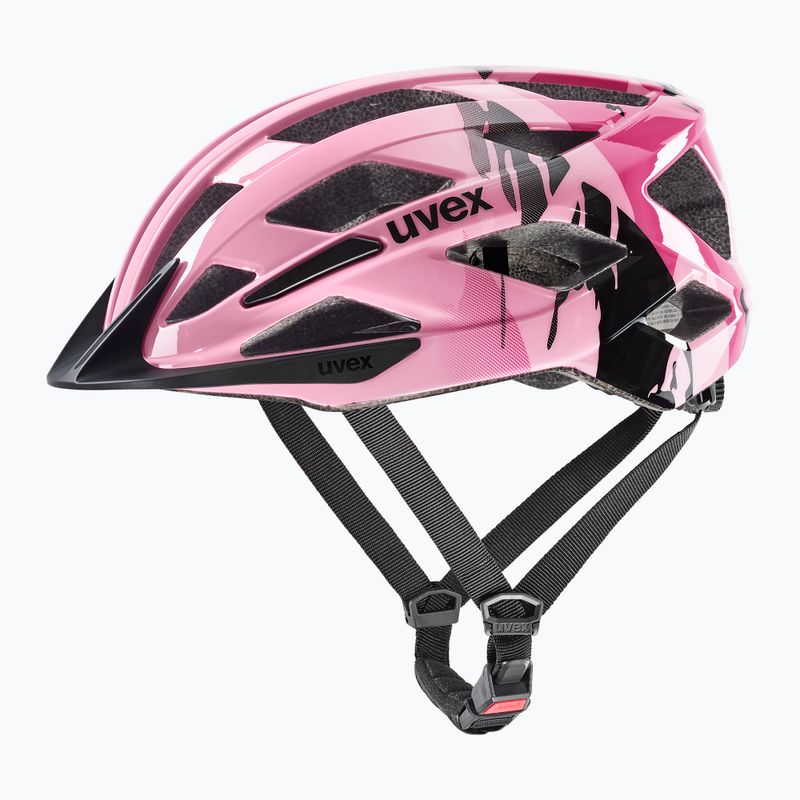 Шолом велосипедний дитячий UVEX Air Wing 2 strawberry/black 8