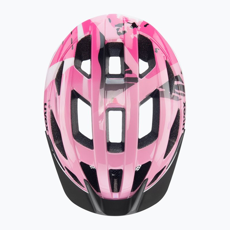 Шолом велосипедний дитячий UVEX Air Wing 2 strawberry/black 11