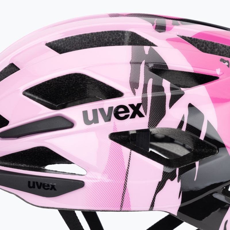 Шолом велосипедний дитячий UVEX Air Wing 2 strawberry/black 7