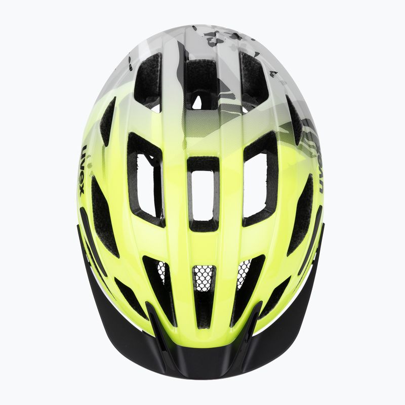 Шолом велосипедний дитячий UVEX Air Wing 2 neon yellow/black 6