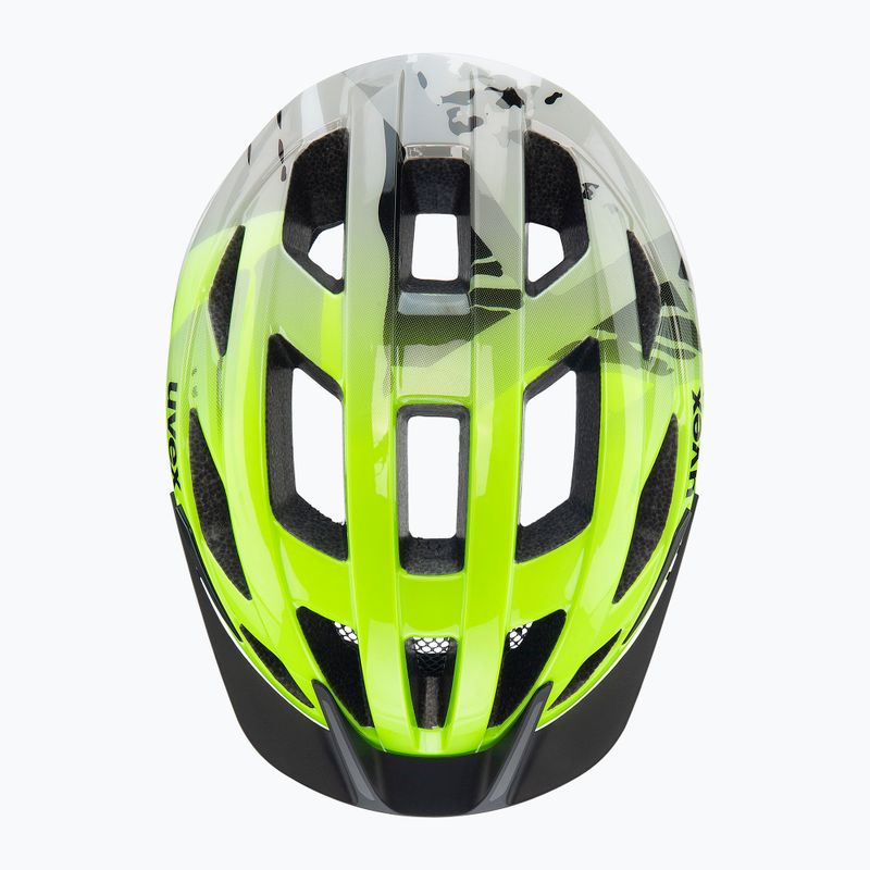 Шолом велосипедний дитячий UVEX Air Wing 2 neon yellow/black 4
