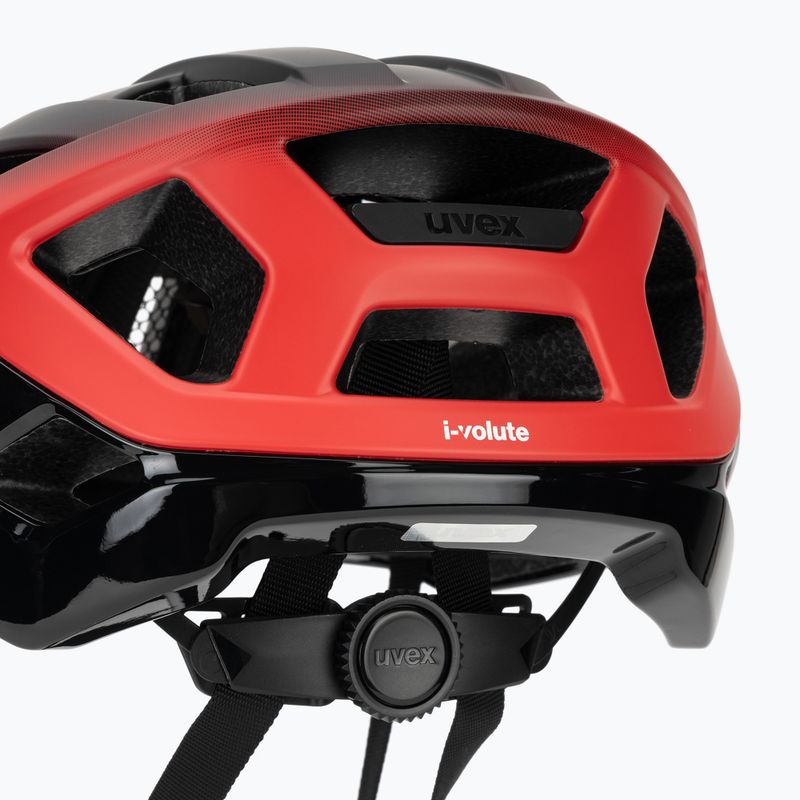 Шолом велосипедний UVEX I-Volute black/red matt 8