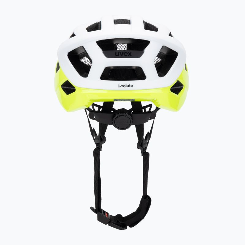 Шолом велосипедний UVEX I-Volute white/neon yellow matt 4