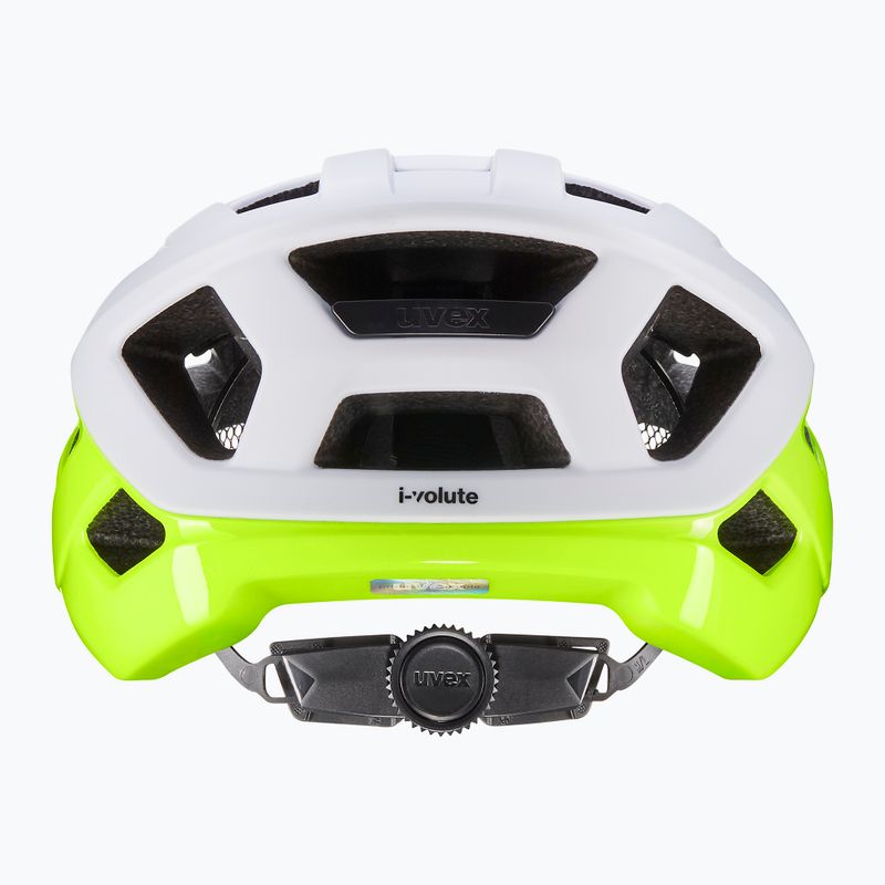 Шолом велосипедний UVEX I-Volute white/neon yellow matt 3