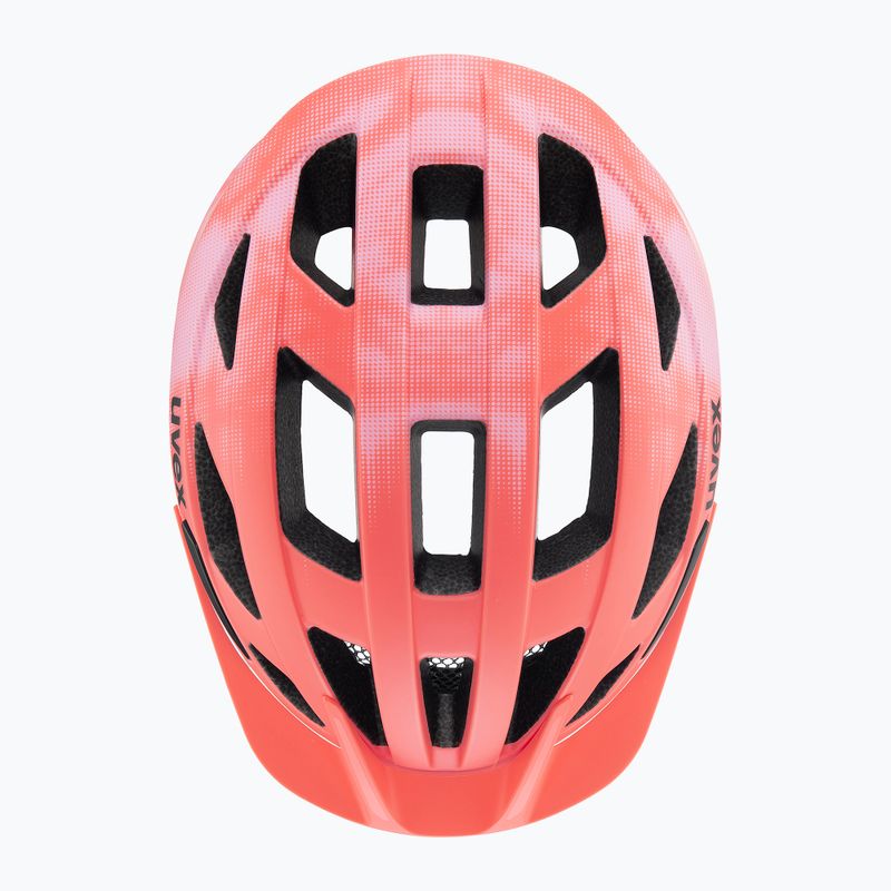 Шолом велосипедний дитячий UVEX Air Wing 2 CC coral/strawberry matt 4