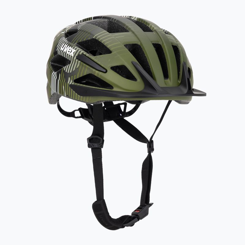 Шолом велосипедний дитячий UVEX Air Wing 2 CC dark olive/black matt