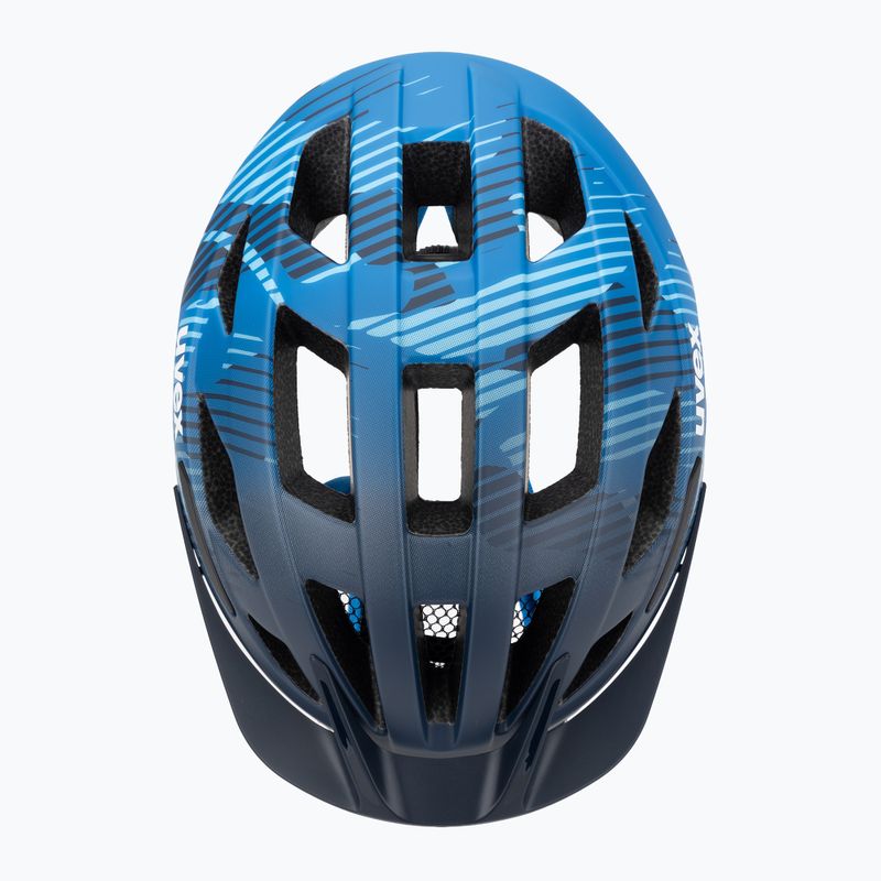Шолом велосипедний дитячий UVEX Air Wing 2 CC dusk/bubble blue matt 6
