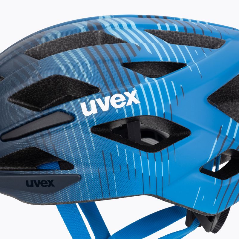 Шолом велосипедний дитячий UVEX Air Wing 2 CC dusk/bubble blue matt 7