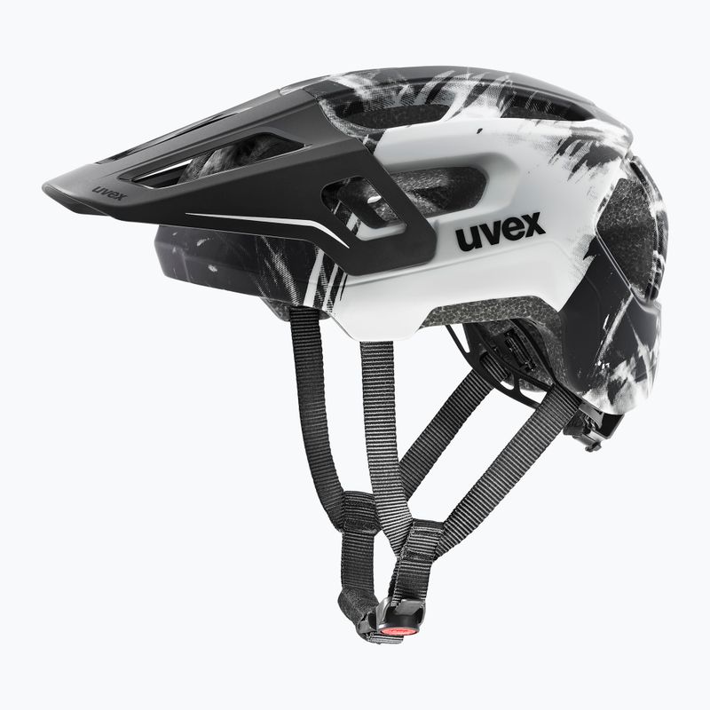 Шолом велосипедний дитячий UVEX React Fullface Jr black/white matt 2