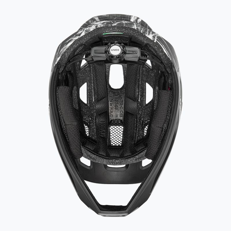 Шолом велосипедний дитячий UVEX React Fullface Jr black/white matt 6